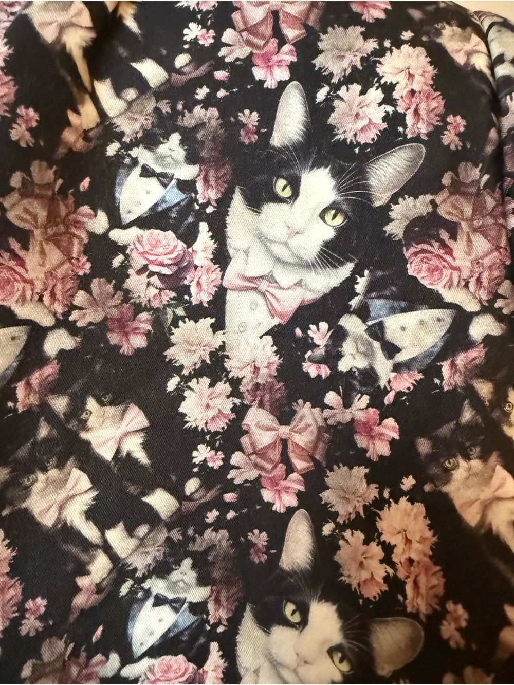 Selkie tuxedo cat cropped blazer S - Picture 4 of 6